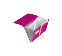 Herlitz Fächermappe A4 PP beere 12 Fächer m.Gummizug