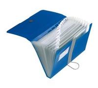 Herlitz Trieur à soufflet 11208402 - Format A4, 12 onglets - Bleu (Import Allemagne)