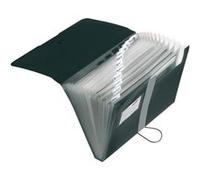 Herlitz Trieur malette à compartiments 11208394 DIN A4 Nombre de compartiments:12 noir 1 pc(s)