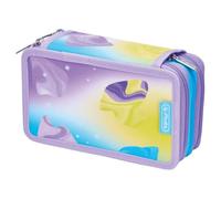 Herlitz Trousse à Crayons Triple avec Accessoire, étui pour Fournitures Scolaires pour Enfants, Ensemble Fonctionnel pour étudiant, Petit Monstre