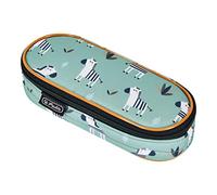 Herlitz Trousse à Crayons Unisexe pour Enfant, Crazy Zebra, Bagage pour Enfant