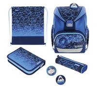 Herlitz Ultralight Plus Cartable primaire Enfant Bleu, bleu, 36 x 28 x 21 cm, 16 l