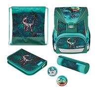 Herlitz Ultralight Plus Green Rex Sac à Dos d'écolier 1 pièce, Green Rex, Kindergepäck, Cartable