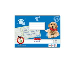 Herlitz X.book 1957729 Cahier d'apprentissage des chiffres Format A5 paysage Linéature ZL