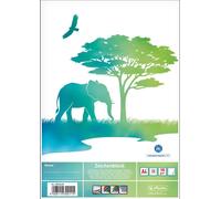 Herlitz Zeichenblock A4 GREENline Elefant 20 Blatt