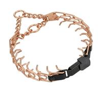 Herm Sprenger Curogan Collier pour chien avec maillons courts et boucle ClicLock à dégagement rapide et insert en biothane Fabriqué en Allemagne 50,8 cm x 3 mm Tour de cou jusqu'à 40,6 à 43,2 cm (Noir