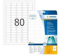 Herma 10002 Étiquettes de prix movables/amovibles 35,6 x 16,9 A4 2000 pièces Blanc