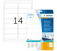 Herma 10016 Étiquettes movables/amovibles 99,1 x 38,1 A4 350 pièces Blanc