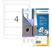 Herma 10141 Étiquettes classeur movables/amovibles 192 x 61 A4 400 pièces Blanc