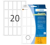 HERMA 10609 Multi-purpose labels 19x40 mm white Movables/removable paper matt 64