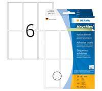 HERMA 10616 Multi-purpose labels 34x67 mm white Movables/removable paper matt 19