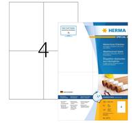 HERMA 10773 Weatherproof Labels Made of Special Paper DIN A4 (105 x 148 mm, 80 S