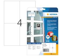 HERMA 10796 étiquette Auto-Collante Rectangle Permanent Blanc 80 pièce(s)