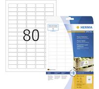 Herma 10901 Etiquette universelles 35.6 x 16.9 mm papier blanc 2000 pc(s) fixation permanente imprimante à jet dencre, imprimante laser, imprimante laser