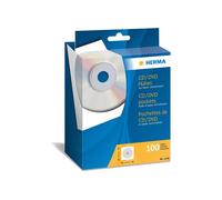 HERMA 1140 : Housse papier pour 1 disque optique, 124x124mm, pack de 100 unités. Référence Fabricant : 1140