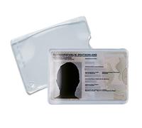 HERMA 1325 Lot de 10 Pochettes pour Cartes d'identité Transparent 58 x 87 mm