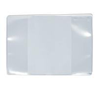 HERMA 1335 Lot de 10 pochettes transparentes pour 2 cartes d'identité à 2 compartiments pour protéger les documents au format A7