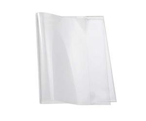 HERMA 14040 Lot de 500 couvertures de livres pour cahiers d'exercices 30 x 43,1 cm avec étiquette et protection des bords en film polypropylène facile à nettoyer pour livres scolaires Transparent