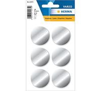 Herma 15075 Étiquettes argentées Ø 32 mm Adhésif permanent