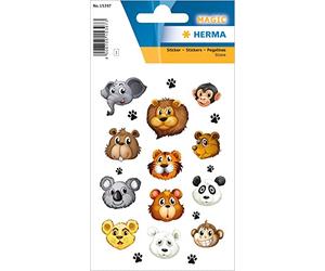 HERMA 15397 Multicolore autocollant décoratif - Autocollants décoratifs (Multicolore, Motif animal, 1 feuilles)