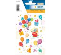 HERMA 15654 Lot de 23 autocollants permanents pour fête d'anniversaire