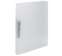 Herma Classeur 19159 A4 2 anneaux Ø25 mm blanc translucide, dos 25 mm, souple, avec compresseur
