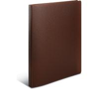 HERMA Ring Binder Translucent in Brown, A4, 25 mm Spine, Slim 2-Ring Binder Made