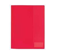 Herma Pochette A4 19487 – polypropylène translucide avec étiquette, rouge