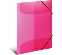 Herma 19505 19505 Gummizugmappe - A4, PP translucide, rose