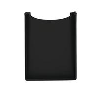HERMA 19548 Boîte de classement A4 - Cartable transparente noire - Ouverte sur le dessus - En plastique - Pour classeurs rapides, livres, cahiers scolaires, blocs et documents - Porte-documents solide