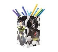 HERMA 19732 Porte-crayons pliable en carton robuste pour filles et garçons - Gobelet rectangulaire pour crayons de couleur, marqueurs, crayons, pinceaux de maquillage