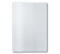 HERMA 19898 Protège-cahiers A6 transparent en film polypropylène résistant et facile à nettoyer - Protège-cahier transparent pour cahiers d'école - Incolore