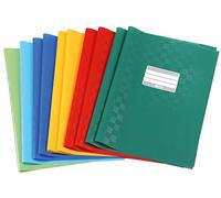 Herma 19997 Lot de 10 protège-cahiers (A5) Couleurs assorties, A4, 1