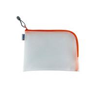 Herma Trousse de toilette 20012 A5 26 x 20 cm, pochette transparente, orange