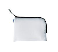 Herma Trousse de toilette HERMA 20021 A5 zippée 26×20 cm transparente noire