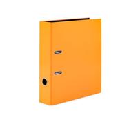 HERMA 20064 Classeur A4 orange fluo, 7 cm de large, motif de classeur à levier en carton avec impression intérieure pour l'école et le bureau, classeur à anneaux stable, pour garçons et filles