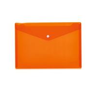 Herma Porte-documents 20074 A4 orange transparent, pochettes à bouton-pression