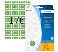 Herma 2215 Étiquettes universelles diamètre 8 mm 5632 pièces Vert