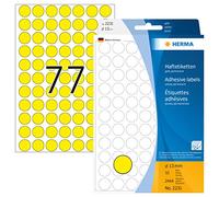 Herma 2231 Étiquettes universelles diamètre 13 mm 2464 pièces Jaune