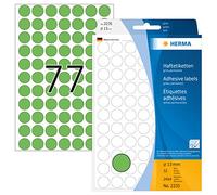 Herma 2235 Étiquettes universelles diamètre 13 mm 2464 pièces Vert