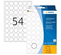 Herma 2240 Étiquettes universelles diamètre 16 mm 1728 pièces Blanc