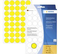 Herma 2251 Pastilles Ø 19 mm jaune 1280 pc(s) fixation permanente papier
