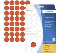 Herma 2252 Pastilles Ø 19 mm rouge 1280 pc(s) fixation permanente papier