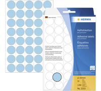 Herma 2253 Pastilles Ø 19 mm bleu 1280 pc(s) fixation permanente papier