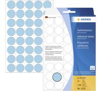 Herma 2253 Pastilles Ø 19 mm bleu 1280 pc(s) fixation permanente papier