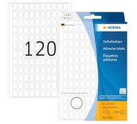 Herma 2310 Étiquettes universelles 8 x 12 mm 3840 pièces Blanc