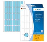 Herma 2353 Étiquettes universelles 12 x 30 mm 1120 pièces Bleu
