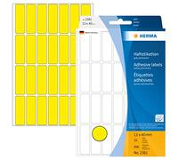 Herma 2361 Étiquettes universelles 13 x 40 mm 896 pièces Jaune