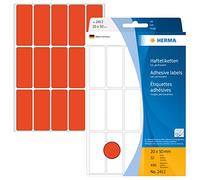 Herma Étiquettes 2412 universelles 20 x 50 mm 480 pièces Rouge