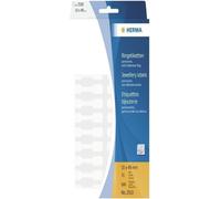 HERMA 2510 Multi-purpose ring labels 10x49 mm white semi-circle cardboard hand i